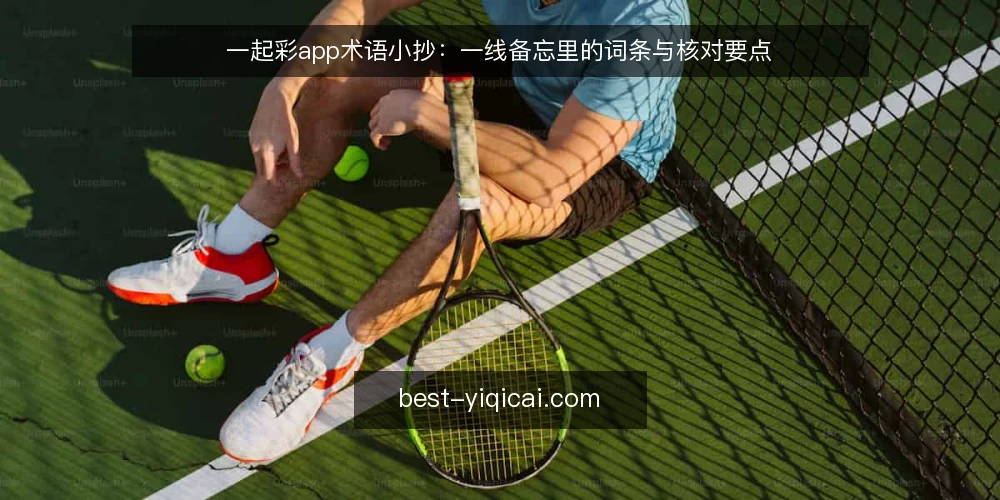 一起彩app术语小抄:一线备忘里的词条与核对要点 — 先看哪些信号:现场观察词条 配图